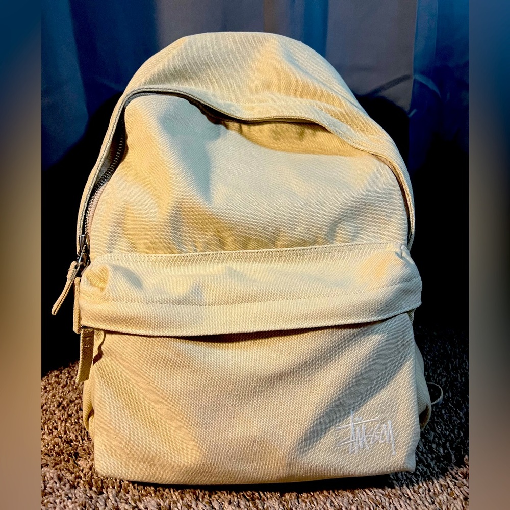 Stussy Canvas backpack w/ laptop sleeve insert
